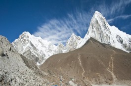 Gorakshep - The best view of Mount Pumori